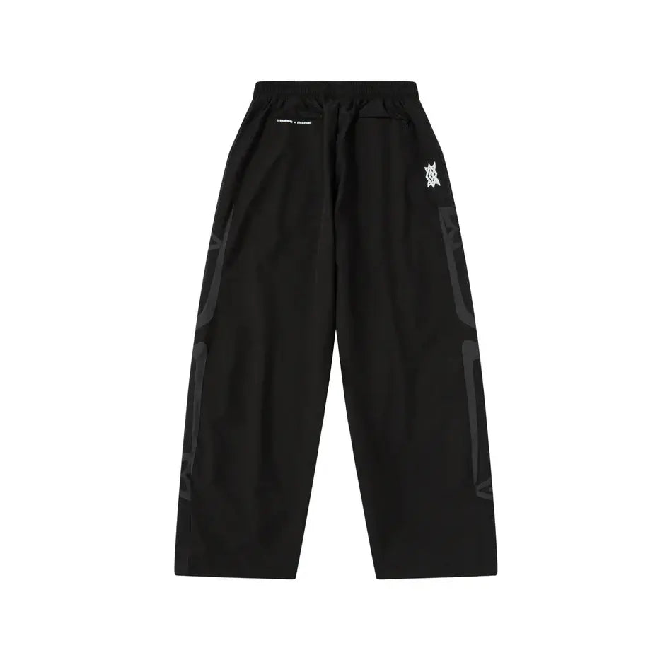 MERTRA x Umbro Technical Bottoms (Black) Back View