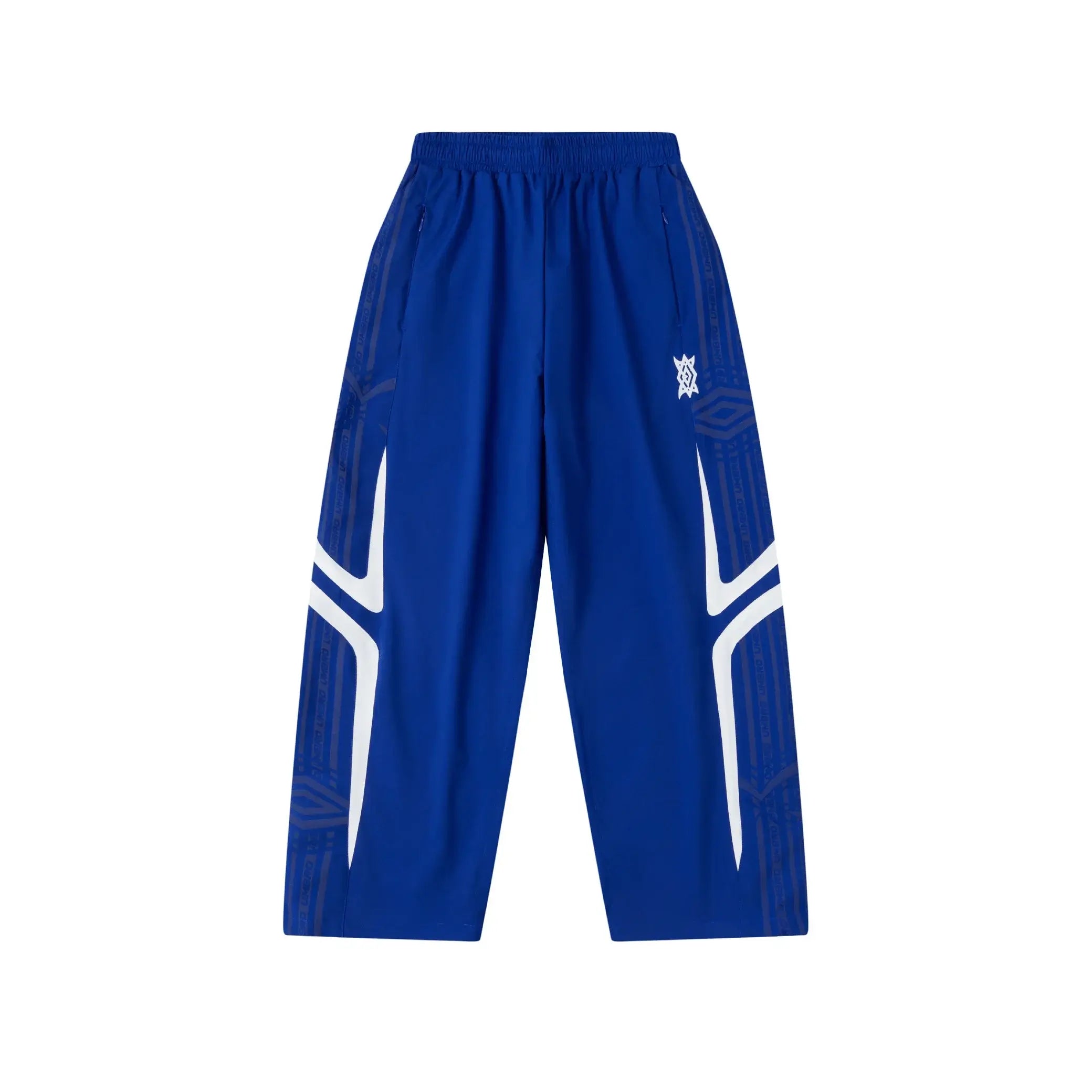 MERTRA x Umbro Technical Bottoms (Blue) Front View