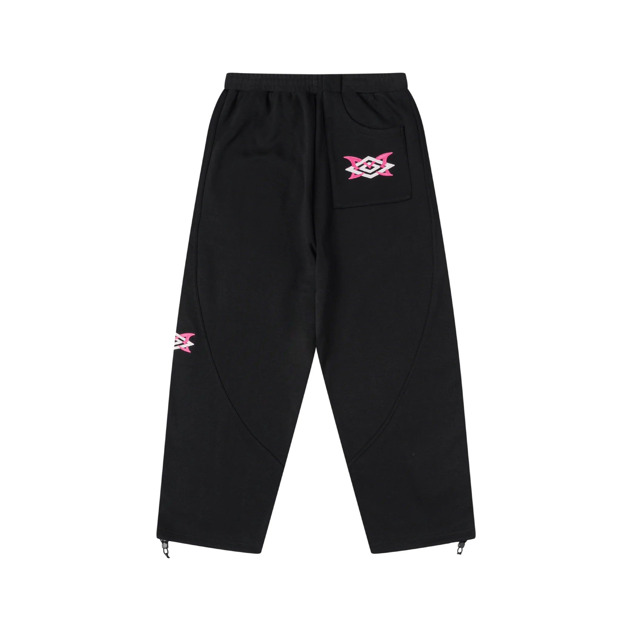 Mertra x Umbro Warm Up Joggers (Black) Back View