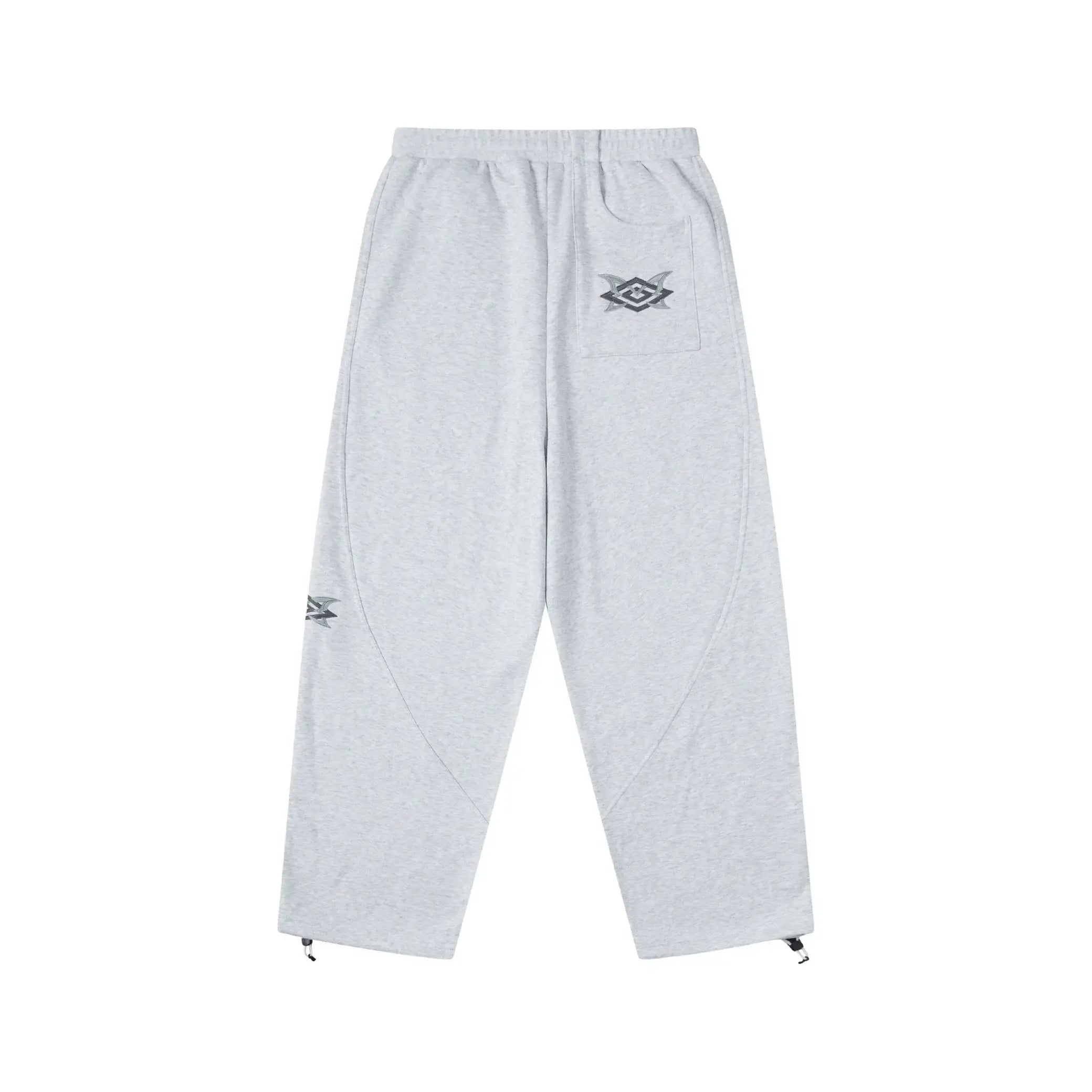 MERTRA x Umbro Warm Up Joggers (Grey/Grey) Back View