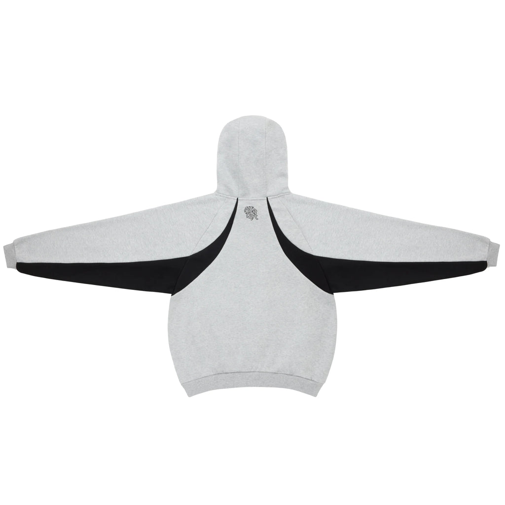 Mertra Bigstep Hood (Grey/Black) Back View