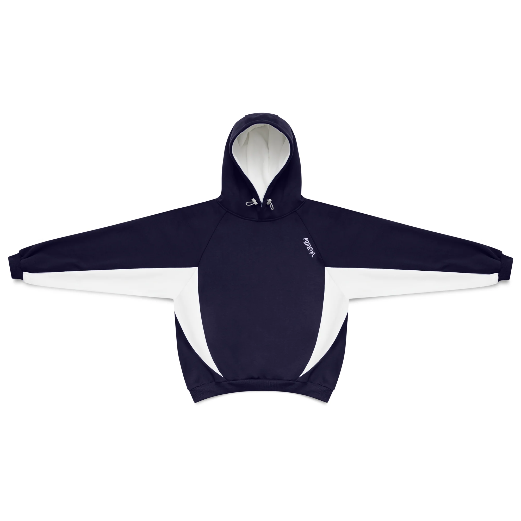 Mertra Bigstep Hood (Navy/White) Front View