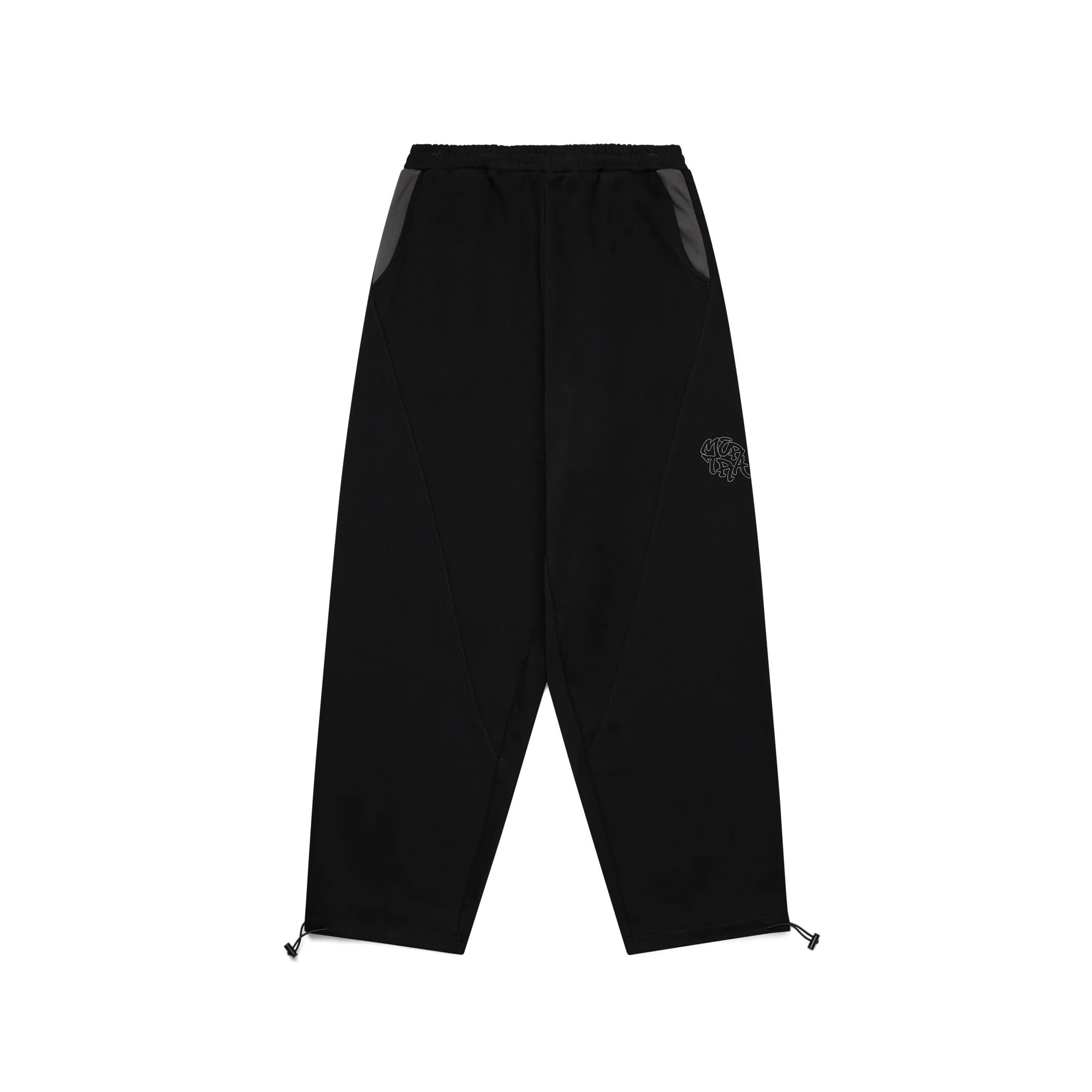 Mertra Bigstep Joggers (Black/Grey) Front View