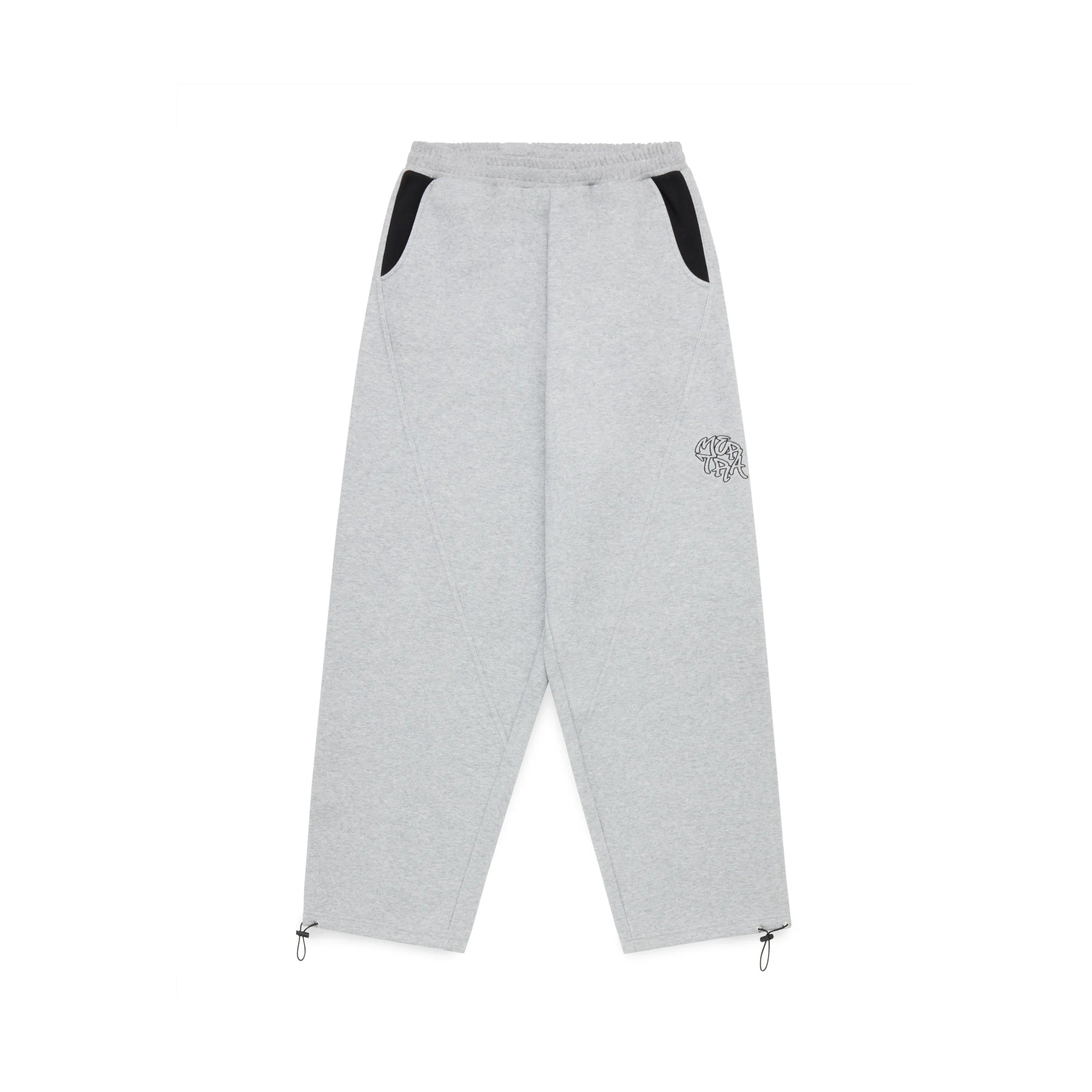 Mertra Bigstep Joggers (Grey/Black) Front View