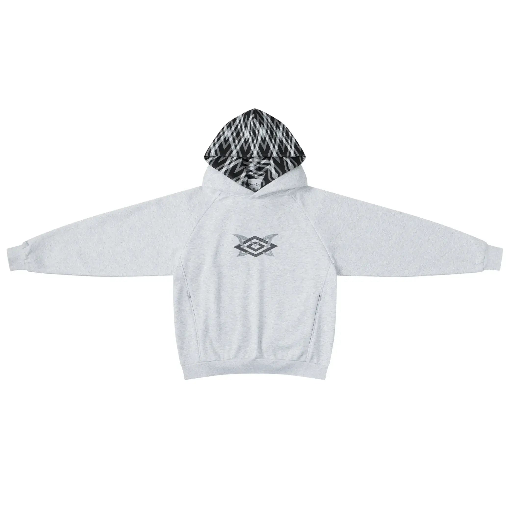 MERTRA x Umbro Warm Up Hood (Grey/Grey) Front View