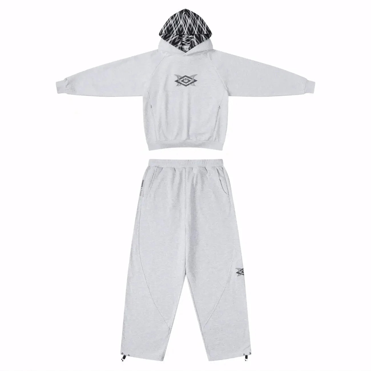 Mertra x Umbro Warm Up Tracksuit  (Grey) Front View