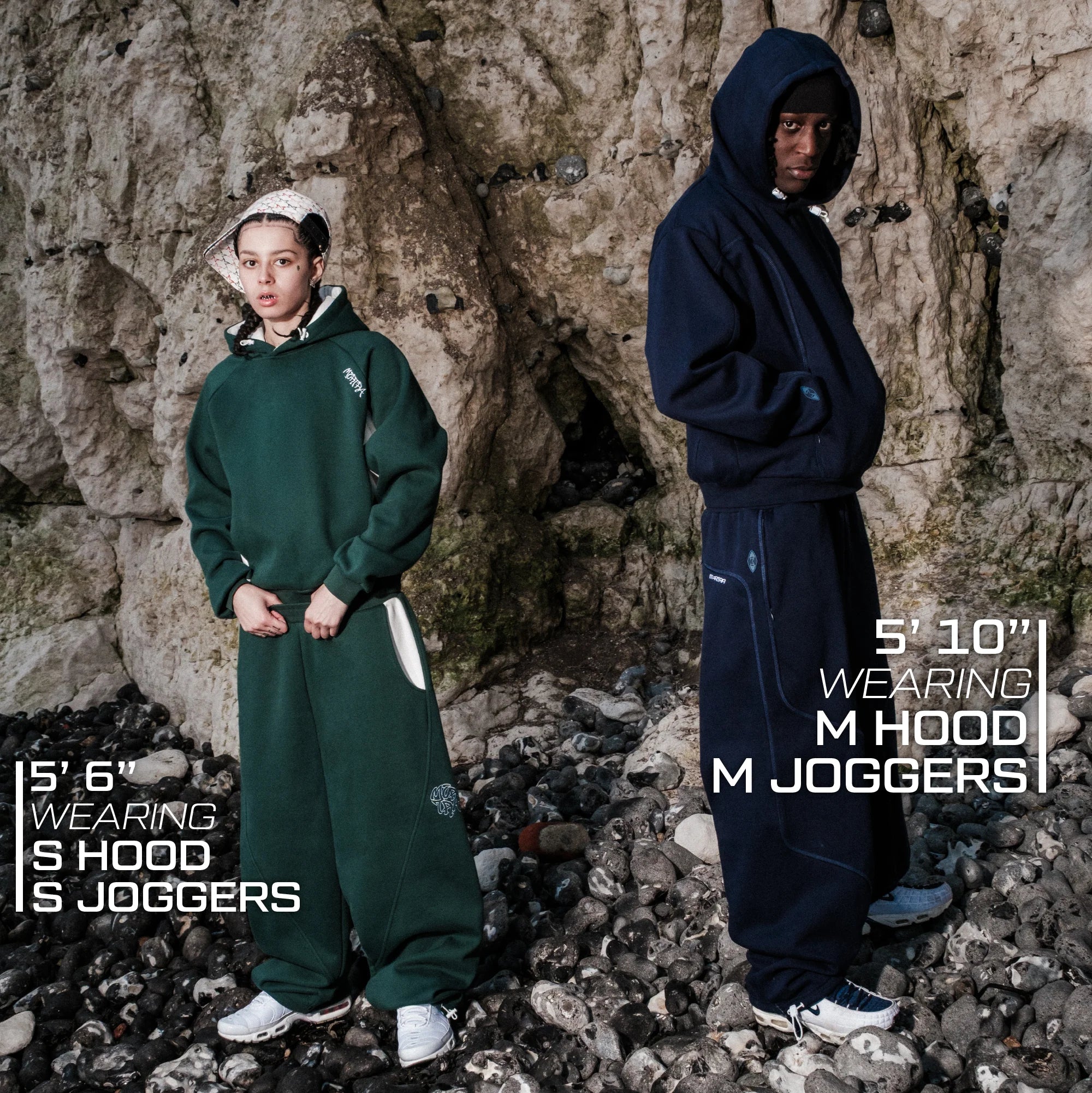 Bigstep Joggers (Green / White) From Mertra December 26 Drop