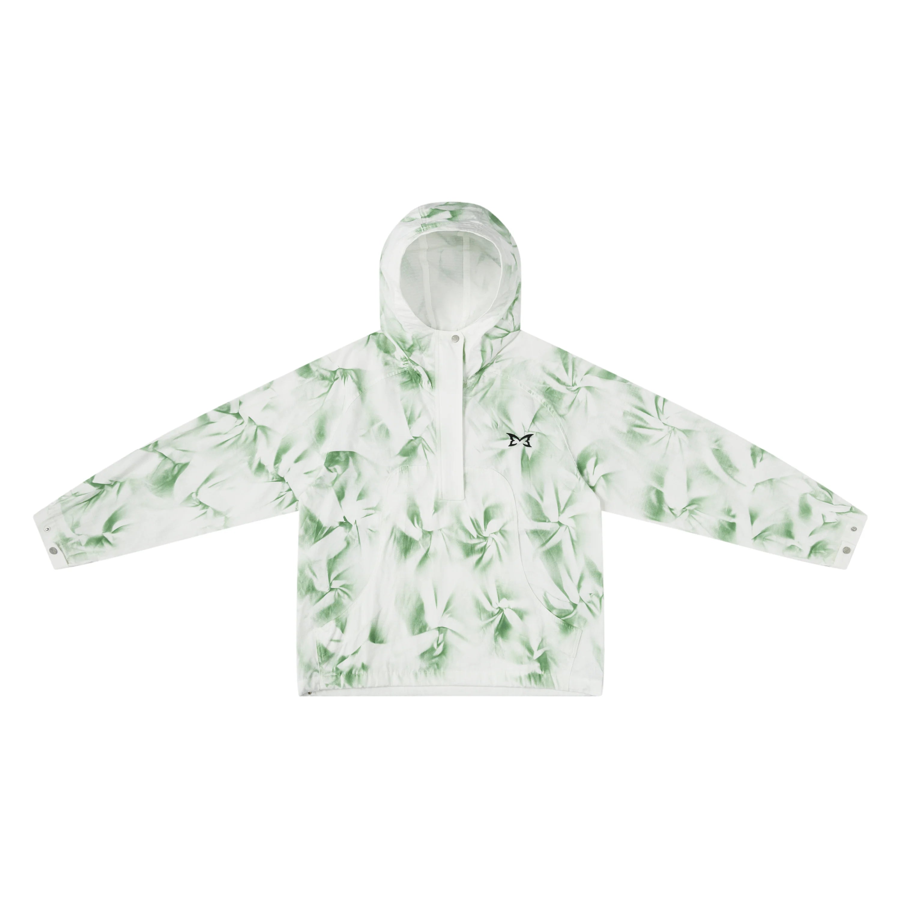 Mertra Hand Spray Pullover (Green / White) Front View