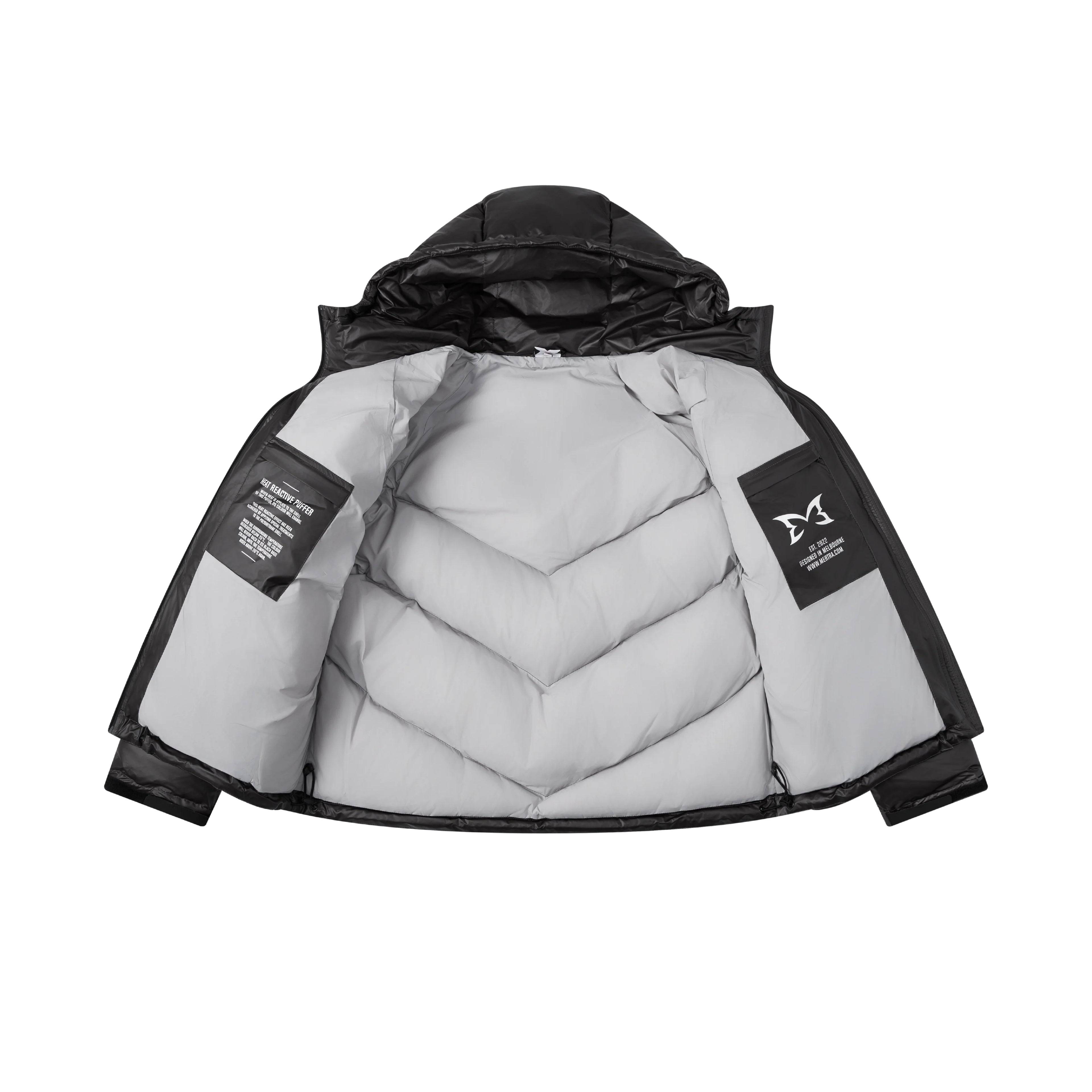 Mertra Heat Reactive Puffer (Coal) From From Mertra Boxing Day Friday Drop