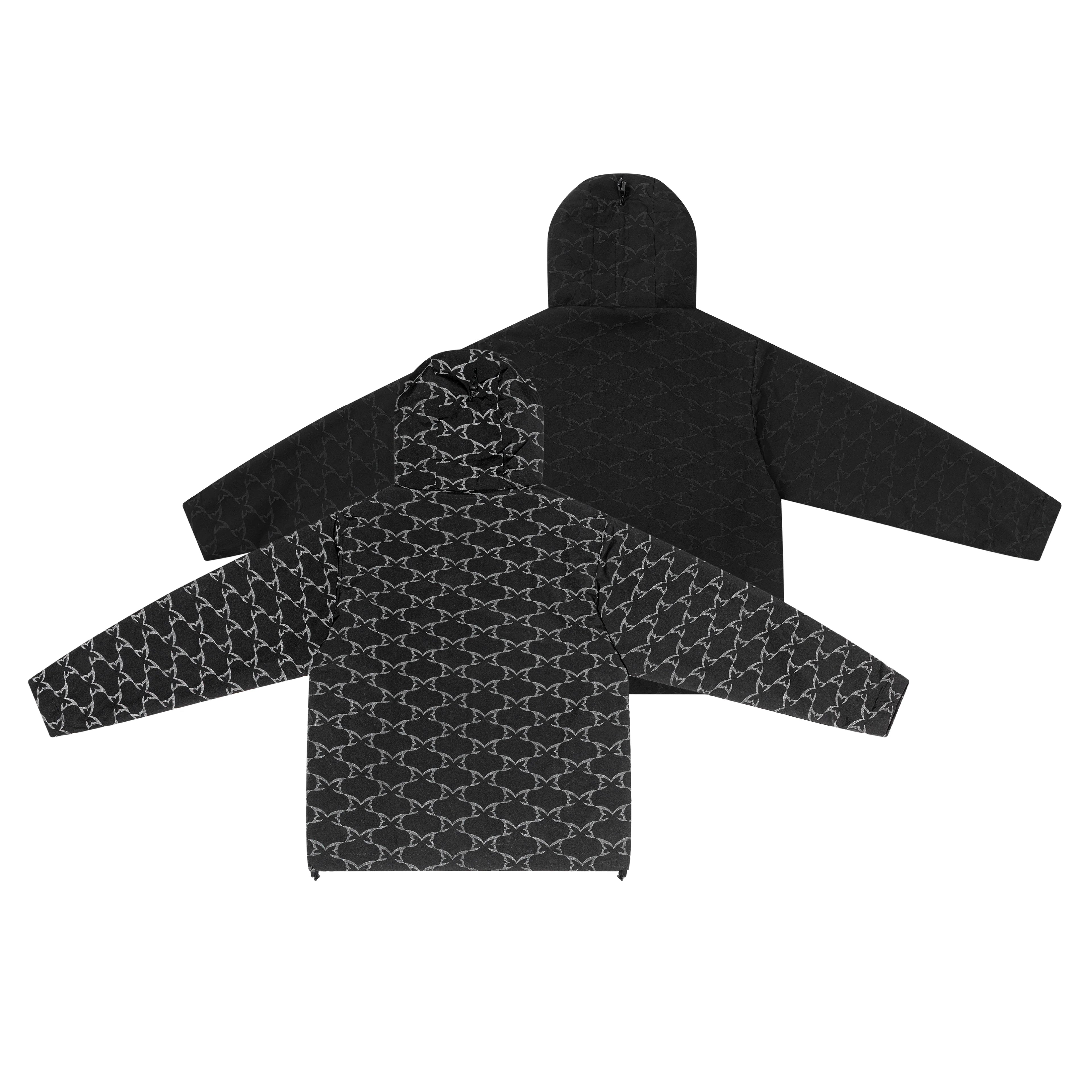 MertraR eflective MonogramJ acket Back View